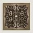 Bouclerie d'Attelage scarf 100, tourbe foncé/tourbe/beige
