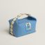 Animaux Blocks case, large model, bleu gitane