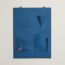 Animaux Blocks wall sorter, bleu nattier