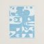 Animaux Blocks bath towel, bleu dragée