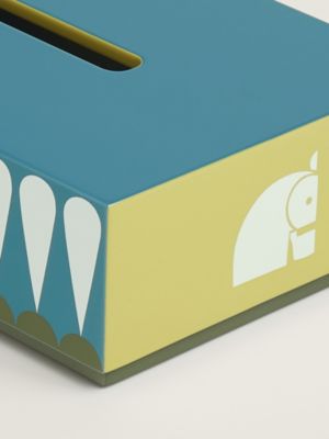 Animaux Blocks tissue box, View: Detail, detail, view 4 of 4