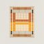 Plaid Atelier d'Artiste, miel gold