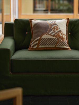 Cheval a la Couverture pillow, View: front, front, view 4 of 4