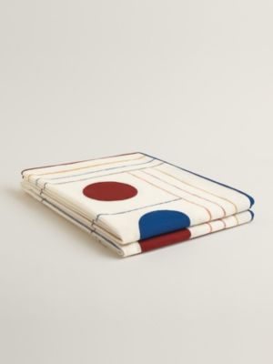 Points et Plans blanket, View: Folded, folded, view 6 of 6