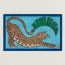 Panthere au Soleil beach towel, bleu/ciel