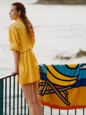 T'as la Banane海灘巾, 檢視: 佩戴, worn, 檢視共3張圖片的第3張