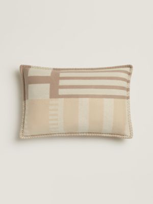 Avalon H Serif pillow, View: Back, back, view 3 of 4