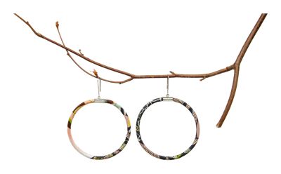 Circle drop earrings, View: front, front, view 3 of 3