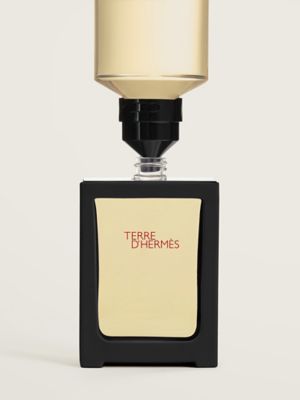 Terre d'Hermes Parfum travel spray and refill, View: front, front, view 3 of 6