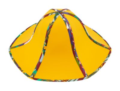 Hat in technical canvas and silk, View: front, front, view 5 of 8