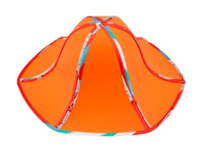 Hat in technical canvas and silk, View: front, front, view 6 of 8