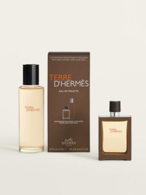 Terre d'Hermes Eau de toilette travel spray and refill, View: front, front, view 2 of 6