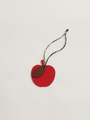 Apple and leaf charm, View: front, front, view 4 of 6