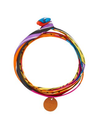 Silk triple tour bracelet, View: front, front, view 6 of 10