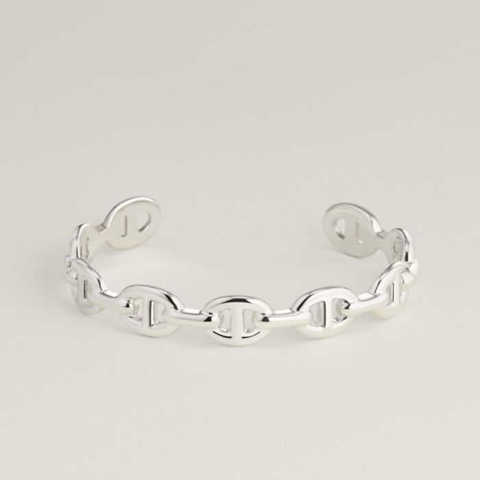 Hermès - Authenticated Amulette Bracelet - Silver Silver for Women, Good Condition