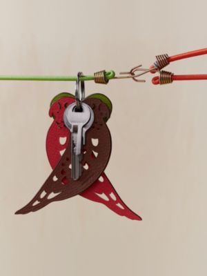 Lovebirds key ring, View: front, front, view 5 of 5