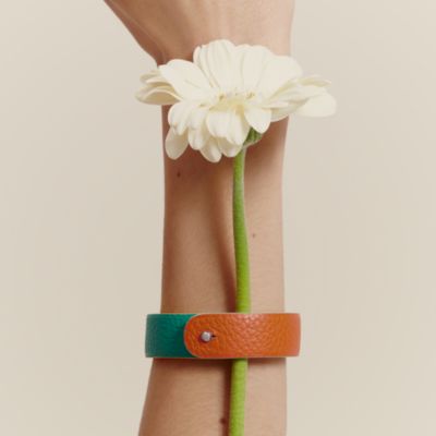 Be creative with @hermes Petit h 🧡 bracelet as my Birkin's charm #petith  #hermeshk