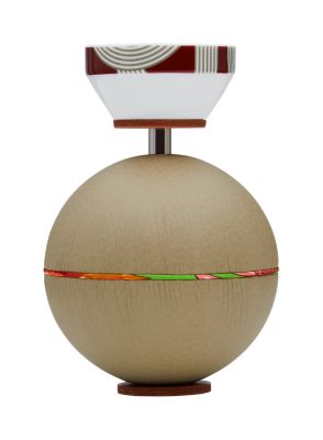 Spherical music box with a porcelain key, View: front, front, view 2 of 4
