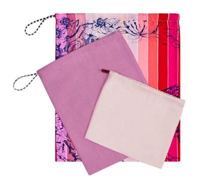 Set of three pouches