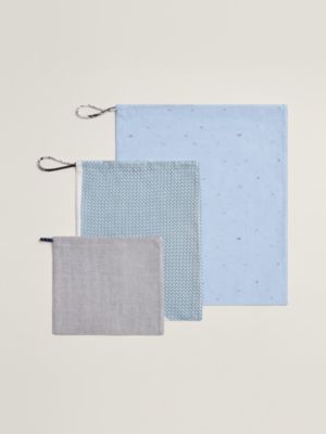 Set of three pouches