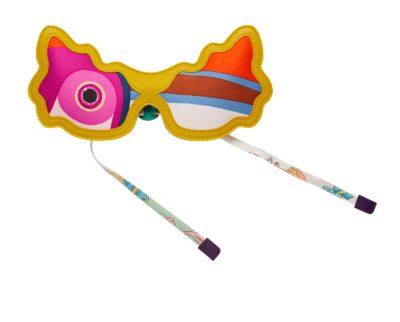 Not Sleepy butterfly travel mask, View: front, front, view 2 of 4