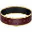Hermes Sellier bangle, bourgogne