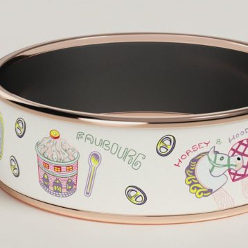 Funny Ice Cream bangle - Brown | Hermès Canada