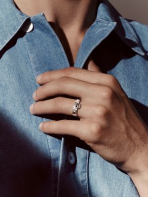 Collier de chien ring, small model, View: Worn, worn, view 4 of 4
