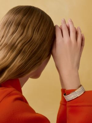 Flora y Plata bangle, View: Worn, worn, view 3 of 4