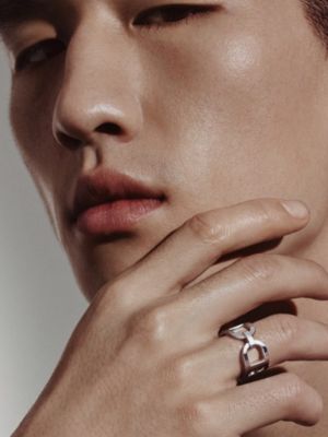 Ever Chaine d'ancre ring, medium model, View: Worn, worn, view 3 of 3