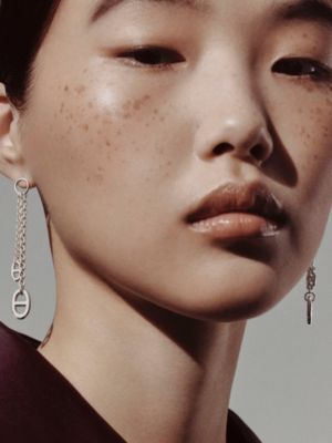 Farandole earrings, small model, View: Worn, worn, view 2 of 2