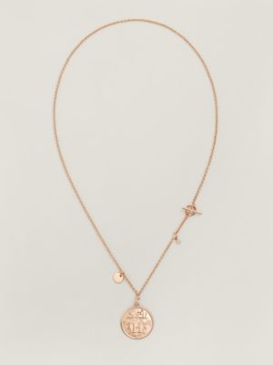 Hermès Ex-Libris 네크리스, 미디엄 모델, 보기: 평평하게 놓았을 때 보기, flat, 2개 중 3번째 보기