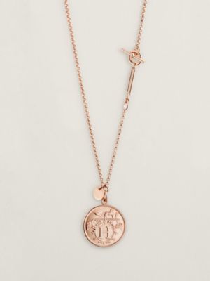 Hermès Ex-Libris necklace, medium model
