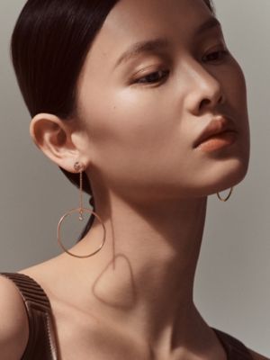 Hermès Ex-Libris earrings, View: Worn, worn, view 2 of 2