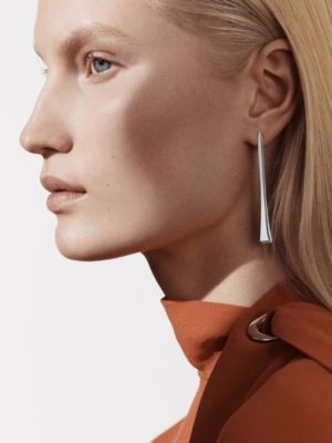 Boucles d'oreilles Clou de forge, petit modèle, Vue: Vue portée, worn, vue 2 sur 2
