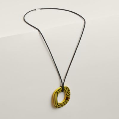 ◾️美品◾️HERMESエルメス／アミュレット ラピアス バッファローホーン