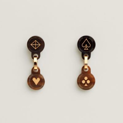 【HERMES】Faites Vos Jeux earrings, large model Faites Vos Jeux earrings, small model | Hermès Canada