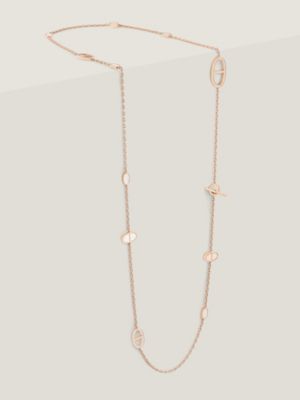 Chaine d'ancre Verso long necklace, small model, View: front, front, view 4 of 5