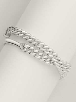 Boucle Sellier Inflexible bracelet, small model, View: front, front, view 3 of 4