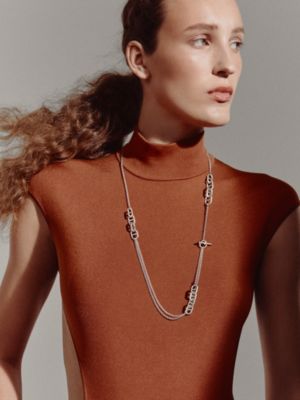 Chaine d'ancre Alea II 롱 네크리스, 보기: 이미지: 제품 착용 이미지, worn, 2개 중 4번째 보기