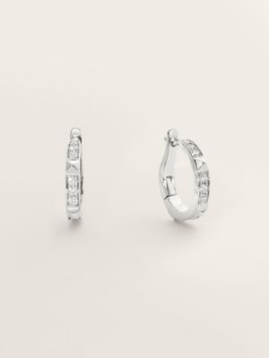 Hermès Clou d'H dangle earrings, small model, View: front, front, view 3 of 4