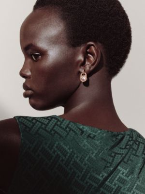 Geometrie Precieuse dangle earrings, View: Worn, worn, view 2 of 2