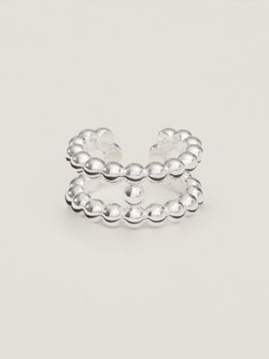 Bague Chaîne d'ancre Aléa II perlée
