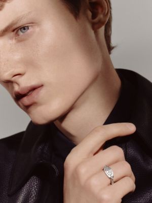 Point Sellier ring, View: Worn, worn, view 3 of 3