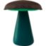 Mushroom paperweight MM, macassar/malachite