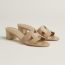 Oasis sandal, beige lin