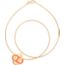 Isatis pendant, orange H