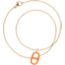 Iliade pendant, orange H