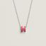 Pendentif Mini Pop H, rose tropique