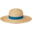 Insolation hat, naturel/bleu cobalt